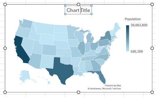 Excel Choropleth Map