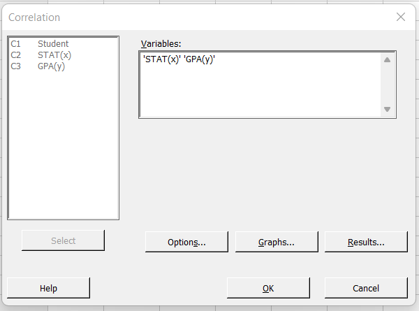 Minitab Instructions