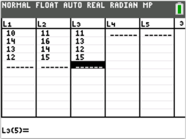 TI-Calculator ANOVA One-Way step 2