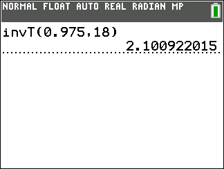 TI-Calculator Inverse t step 4