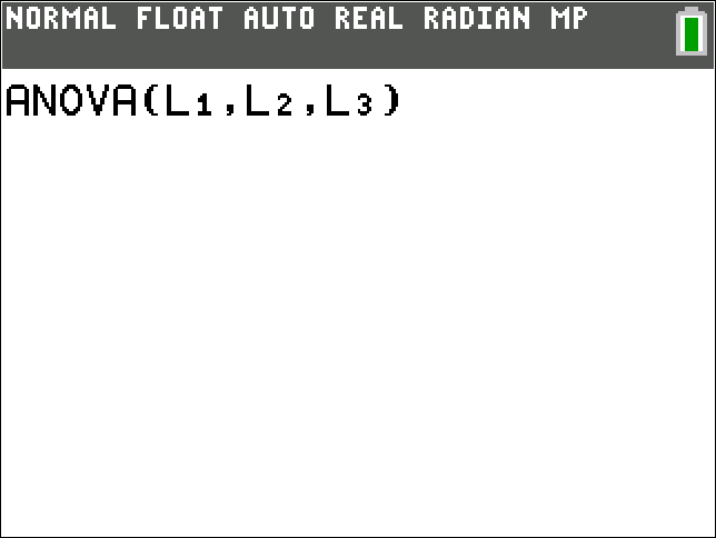 TI-Calculator ANOVA One-Way step 4