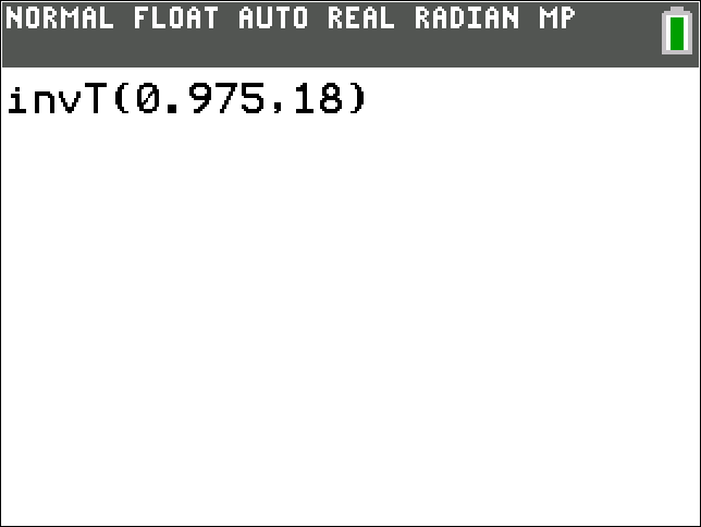 TI-Calculator Inverse t step 3b