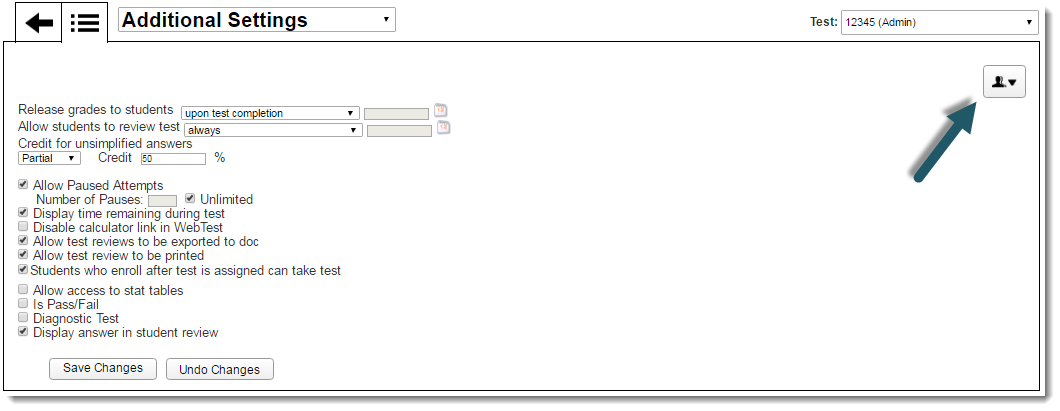 Additional Settings