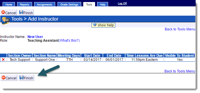 Creating a New User